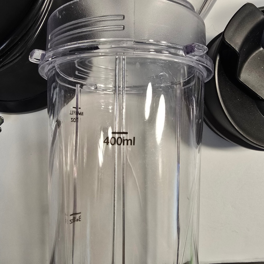 Ninja Fit Personal Blender 700 Watts QB3000SS 16oz Cups Black Silver Open Box - Picture 16 of 16